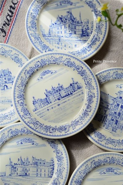 { Gienfrance }∞ CHÂTEAUX 法國城堡系列餐盤  12.8cm  (6set)