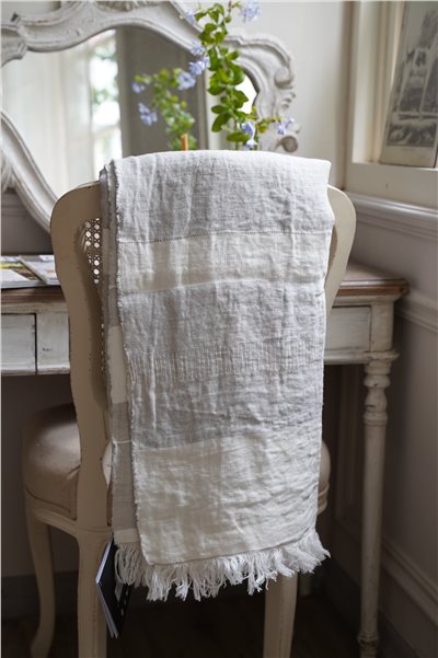 { LIBECO } ∞ Gent stripe 亞麻萬用毯∞110x180cm