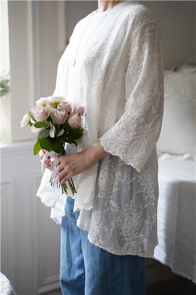 { CHEZ MOI }∞ Blouse 蕾絲罩衫/上衣 (3色)