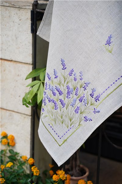 {ROLANDE.D} ∞ 薰衣草桌巾 85x85cm