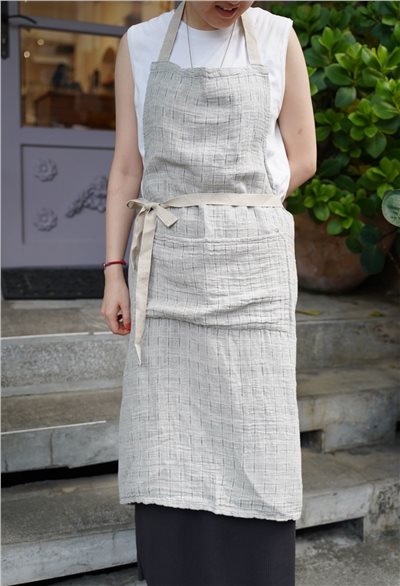 {Charvet Editions} ∞POLLUX 棉麻圍裙 (2色) 