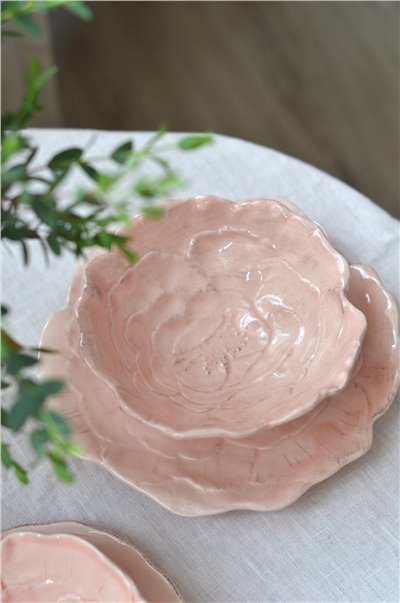 { VIRGINIA CASA} ROMANTICA 餐碗 16cm 玫瑰粉